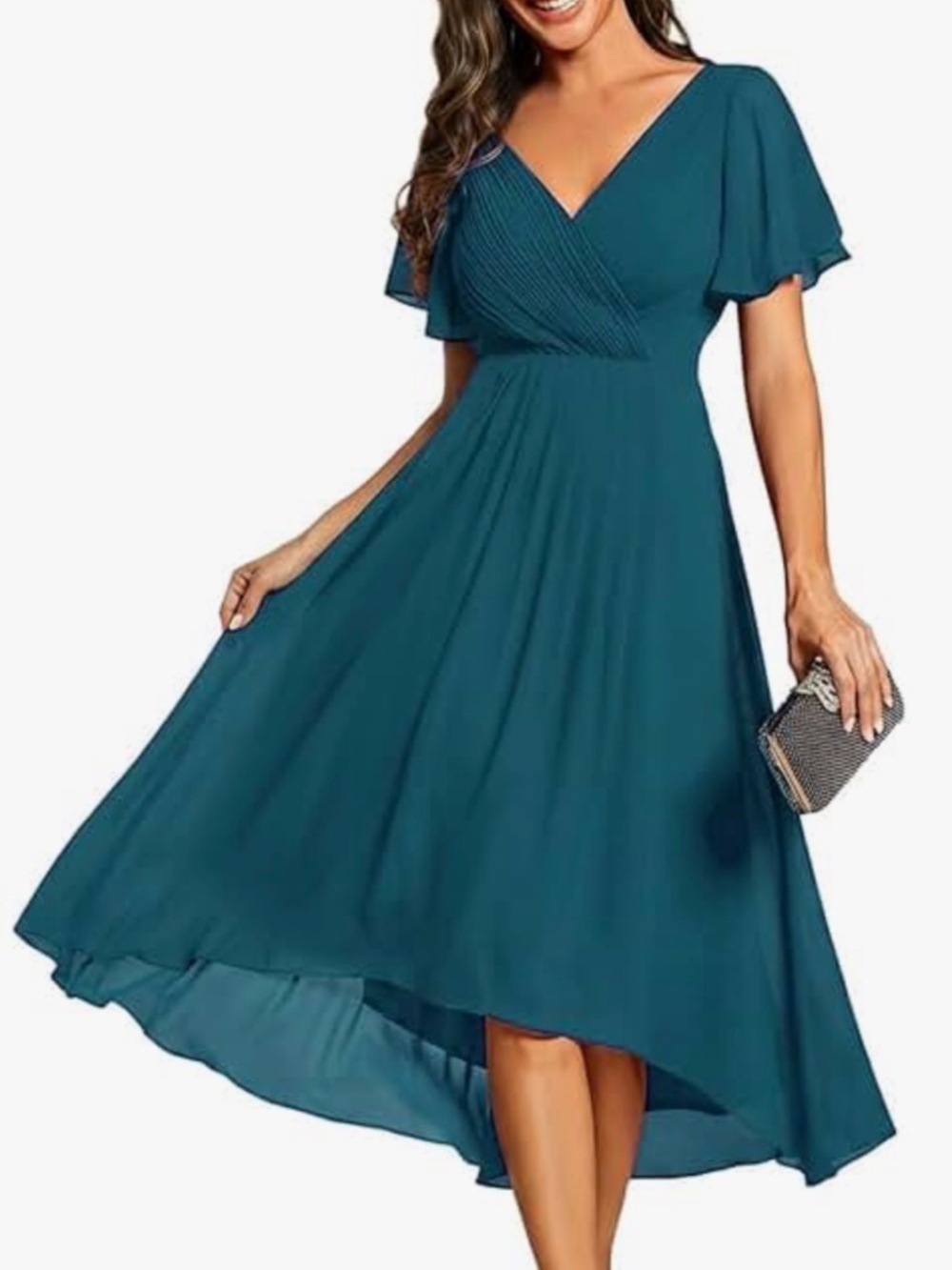 Teal bridesmaid/wedding guest dress( 3)